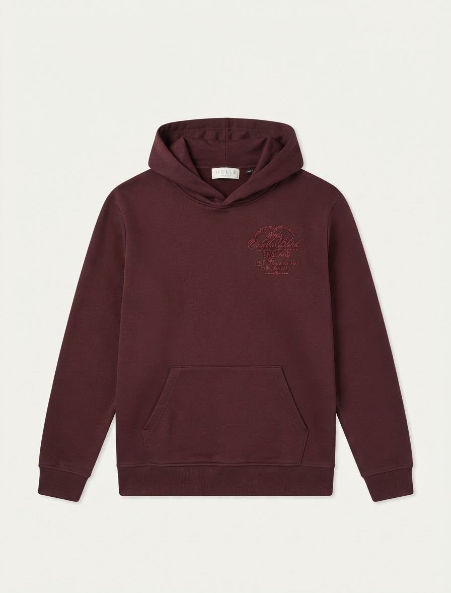 (Embroidered Basic Hoodie) Code#11099065